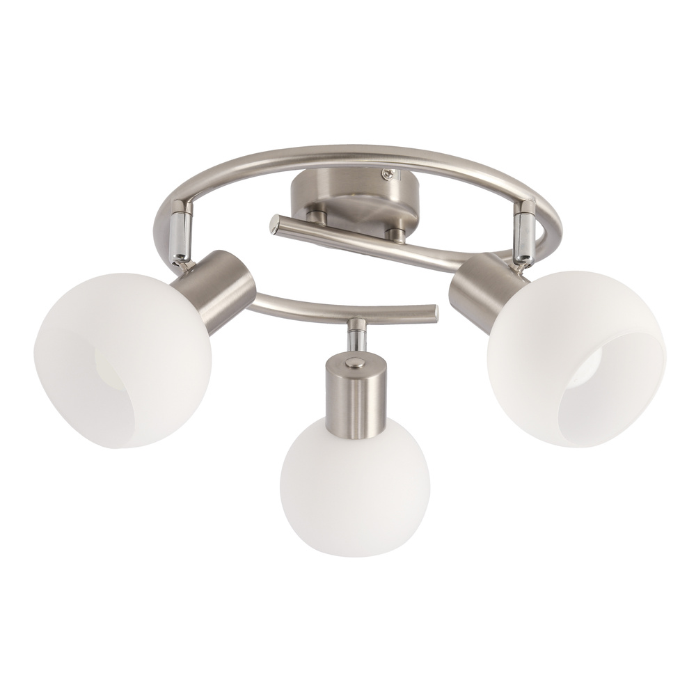 Lampa sufitowa BOLO okrągła regulowana 3-punktowa LED do salonu
