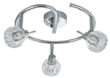 Lampa sufitowa spirala 3xG9 38cm chrom 98-29419