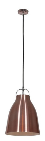 Lampa wisząca Pensilvania metalowa miedziana do kuchni pojedyncza E27