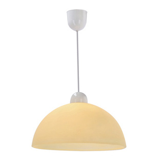 Lampa wisząca Vanilia klosz półkula kremowy 1-punktowa do jadalni E27