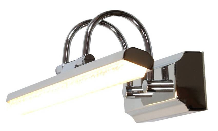 Kinkiet GIZEL nad lustro listwa LED regulowany chrom 40 cm IP20