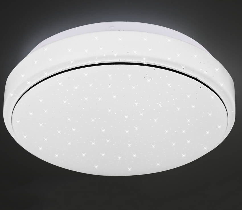 Plafon biały akrylowy LED 12W 4000K IP44 lampa Jasper 12-75031