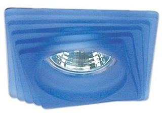 Oprawa stropowa szklana niebieska kwadratowa SS-01 2240134