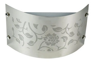 Kinkiet Aluno chromowy metalowy do salonu i sypialni lampa ścienna E14 IP20