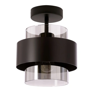 Lampa sufitowa Spiega ze szklanym kloszem 1-punktowa do salonu
