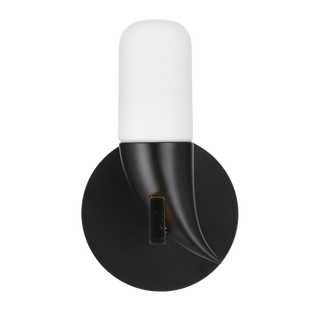 Kinkiet Sakai Ledea czarny metalowy LED do salonu i sypialni