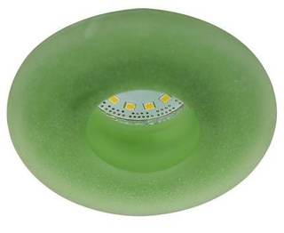 Oczko sufitowe okrągłe zielone MR16 wpuszczane