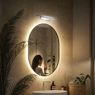 Kinkiet Forte LED 7W z włącznikiem regulowany srebrny metalowy Candellux