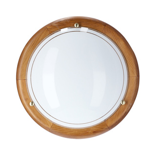 Plafon Candellux 1030 okrągły drewniany dąb 30 cm E27