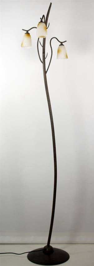 Lampa podłogowa L&H klasyczna 3-punktowa do salonu Candellux
