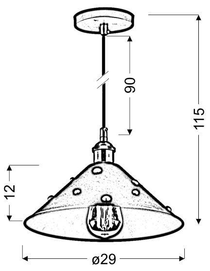 Lampa Candellux Scrimi 31-58140 detal