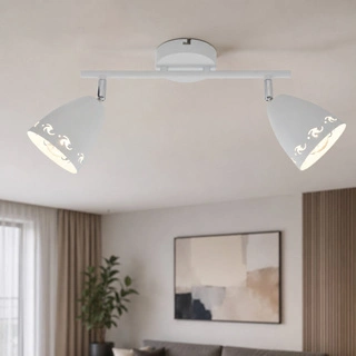 Lampa sufitowa COTY listwa regulowana 2-punktowa do korytarza metalowa
