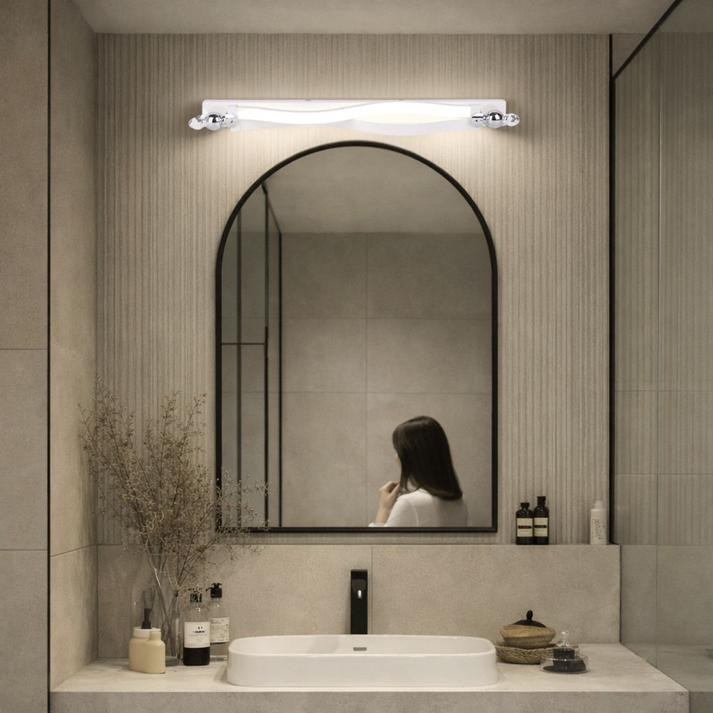 Kinkiet łazienkowy Esse biały regulowany LED nad lustro Candellux