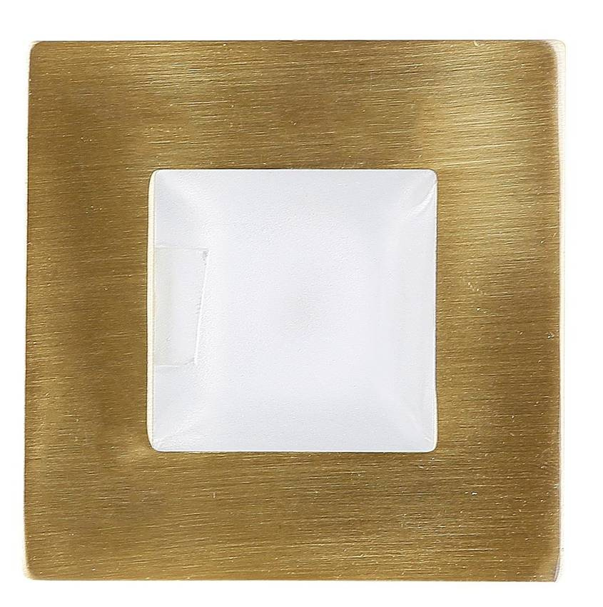 Oprawa schodowa kwadratowa złota satynowa G4 MS-04 Candellux 2207940 aranżacja