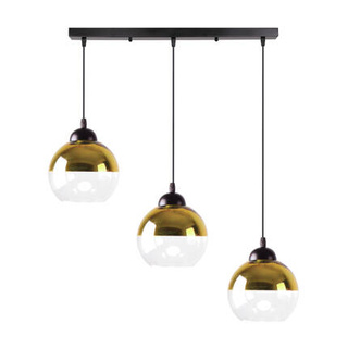 Lampa wisząca Contessa potrójna kula szklana nad stół do jadalni E27