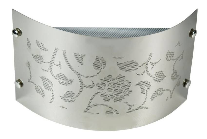 Kinkiet chromowy metalowy lampa ścienna 40W E14 Aluno 10-61686 w aranżacji