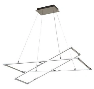 Lampa wisząca Apeti Kseros srebrna LED nowoczesna do salonu