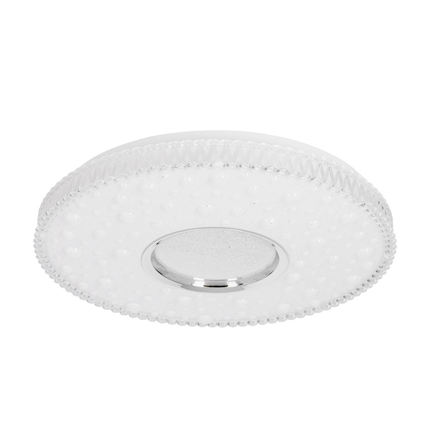 BUBBLES lampa sufitowa plafon 40cm 24W LED 4000K klosz biały+chromowy 14-34267 - Candellux