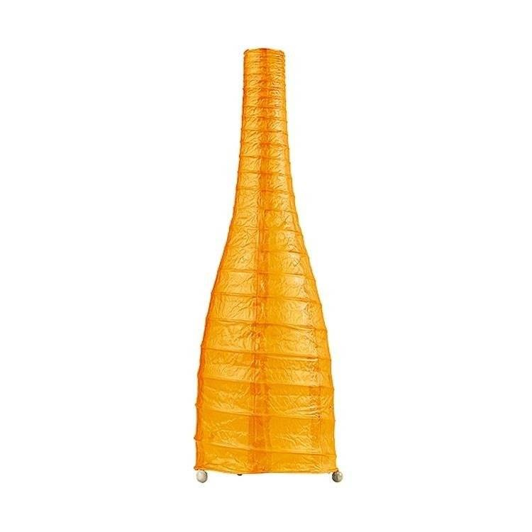 Lampka nocna Buton papierowa żółta na biurko Candellux IP20