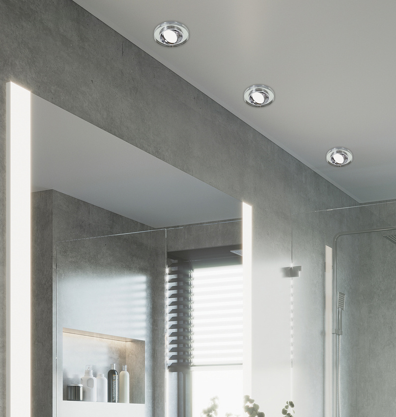 Oprawa Stropowa Oczko Candellux Ssu-15 Ch/Wh MR16 Chrom - detale