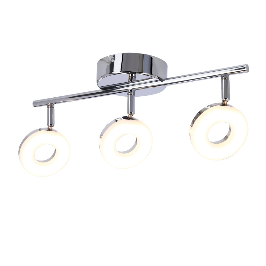 Lampa ścienna listwa 3X5W LED chrom THEMA 93-60785 - widok z bliska