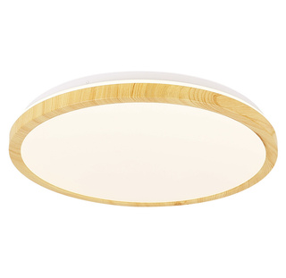 Plafon LED Gandava okrągły biały drewno 48 cm 36W 4000K IP20