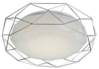 Plafon LED Sven okrągły 43 cm 4000K srebrny Candellux