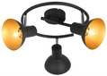 Lampa sufitowa Diso reflektor regulowana 3-punktowa metalowa