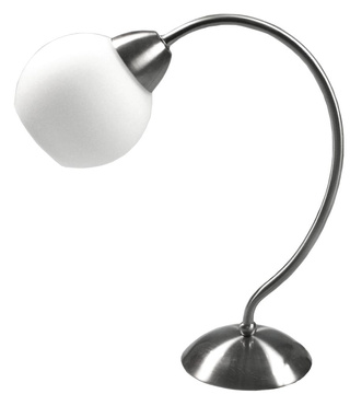 Lampka nocna Tobago klasyczna srebrna E14 Candellux