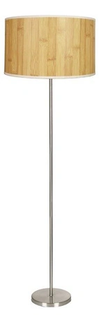 Lampa podłogowa Timber z abażurem do salonu 1-punktowa E27