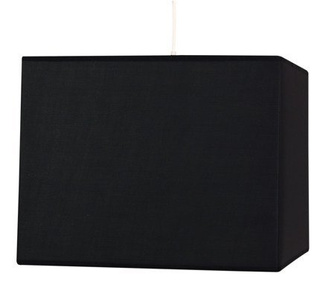 Lampa wisząca z abażurem Basic tkaninowa nowoczesna pojedyncza do salonu