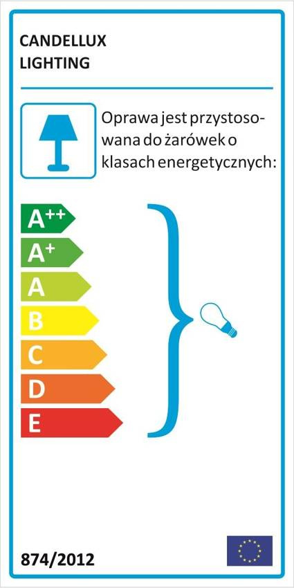Lampa Ścienna Kinkiet Candellux Cortez 21-55002 E14 Chrom aranżacja