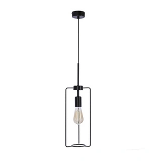 Lampa wisząca Cord metalowa czarna pojedyncza do salonu 1xE27 regulowana