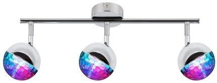 Lampa ścienna LED 3x3W RGB PARTY 93-67777 listwa CHROM