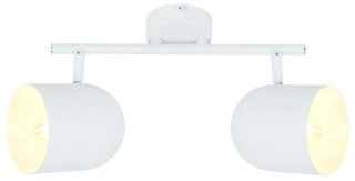 Lampa sufitowa Azuro listwa regulowana 2-punktowa metalowa