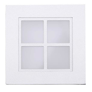 Oprawa stropowa kwadratowa biała G4