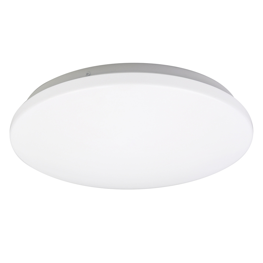 Plafon LED Linda okrągły szklany 37 cm 4000K biały klosz