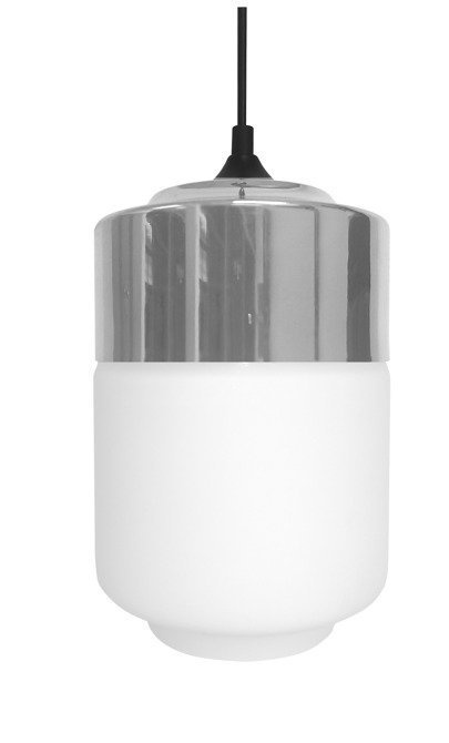 Lampa sufitowa wisząca 1xE27 biały/chrom MASALA 31-40541