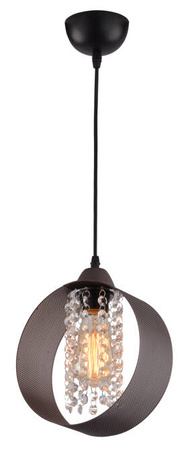 Lampa wisząca Andaro metalowa kula do jadalni nad stół brązowa E27
