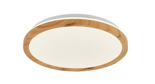 Plafon LED KATO Ledea okrągły 40 cm biały jasne drewno do salonu kuchni