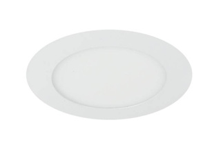Lampa wpuszczana okrągła biała LED zintegrowany 14,7 cm