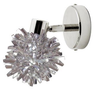 Kinkiet Split srebrny nowoczesny metalowy do salonu Candellux