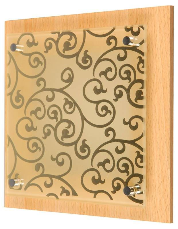 Plafon ścienny 24x24 1x60W E27 ESY Chocolate Candellux