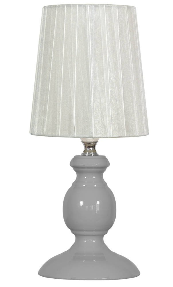 Lampka stołowa nocna biała E14 40W Alette Candellux 41-64097