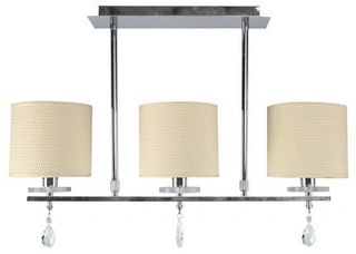 Lampa sufitowa Estera z abażurami 3-punktowa do salonu
