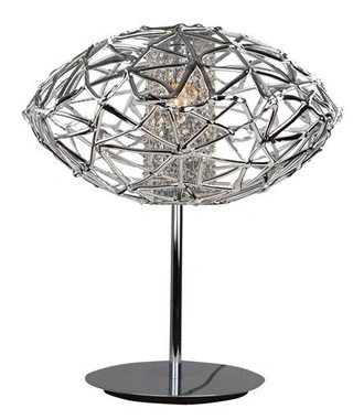 Lampka nocna Cosmo srebrna dekoracyjna E14 Candellux