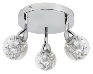 Lampa sufitowa BOLO okrągła regulowana 3-punktowa LED do salonu