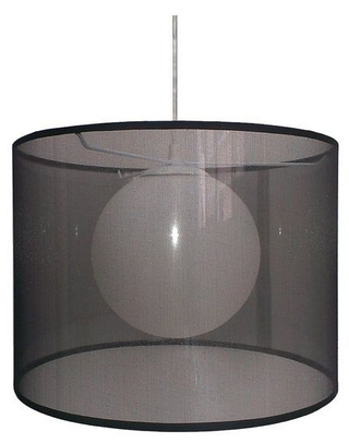 Lampa wisząca z abażurem Chicago nowoczesna do salonu i sypialni