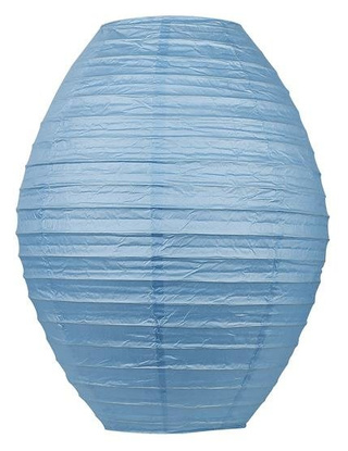 Lampa wisząca Kokon kula papierowa niebieska 40 cm do salonu