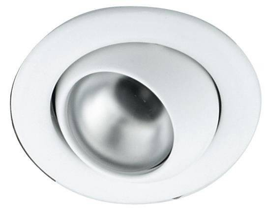 Oczko sufitowe okrągłe ruchome białe oprawa halogenowa R39 E14